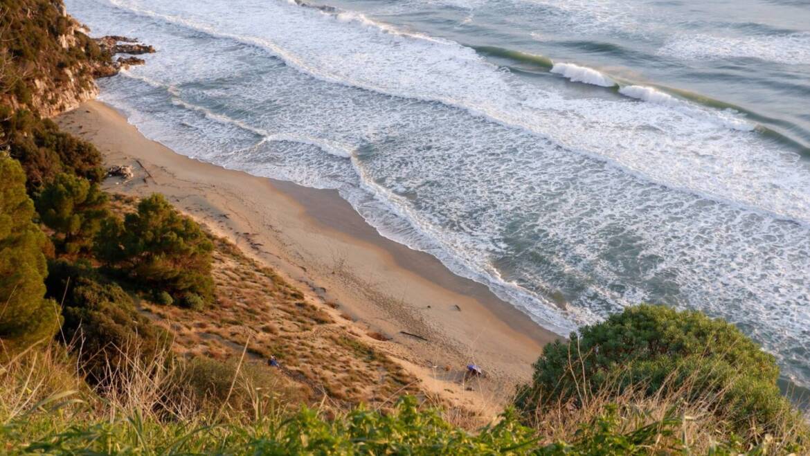 L’Assenza, una spiaggia d’inverno