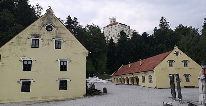 vista sul castello di veliki tabor